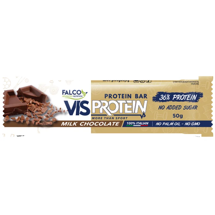 Vis Protein Milk Chocolate Barretta Proteica Gusto Cioccolato al Latte 50 g