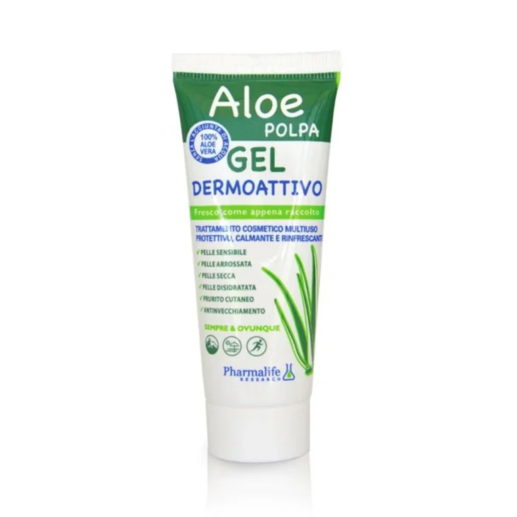 Pharmalife Research Aloe Polpa Gel Dermoattivo Trattamento Cosmetico Multiuso Corpo 100 ml