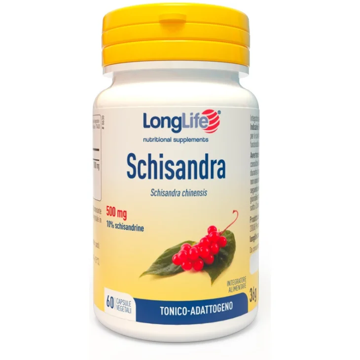 Longlife Schisandra Integratore Tonico Adattogeno Antiossidante 60 Capsule Vegetali Longlife Schisandra Integratore Tonico Adattogeno Antiossidante 60 Capsule Vegetali