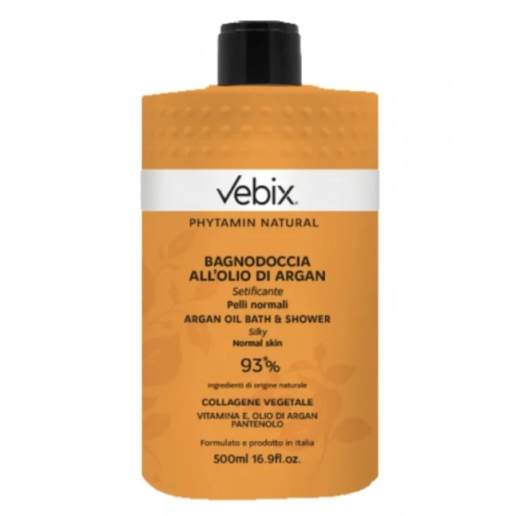 Vebix Phytamin Bagnodoccia all'Olio di Argan per Pelle Normale 500 ml