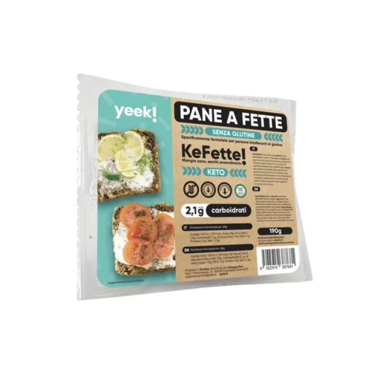 Yeek! Ke Crispy Crackers Keto Ai Semi Senza Glutine 50 grammi