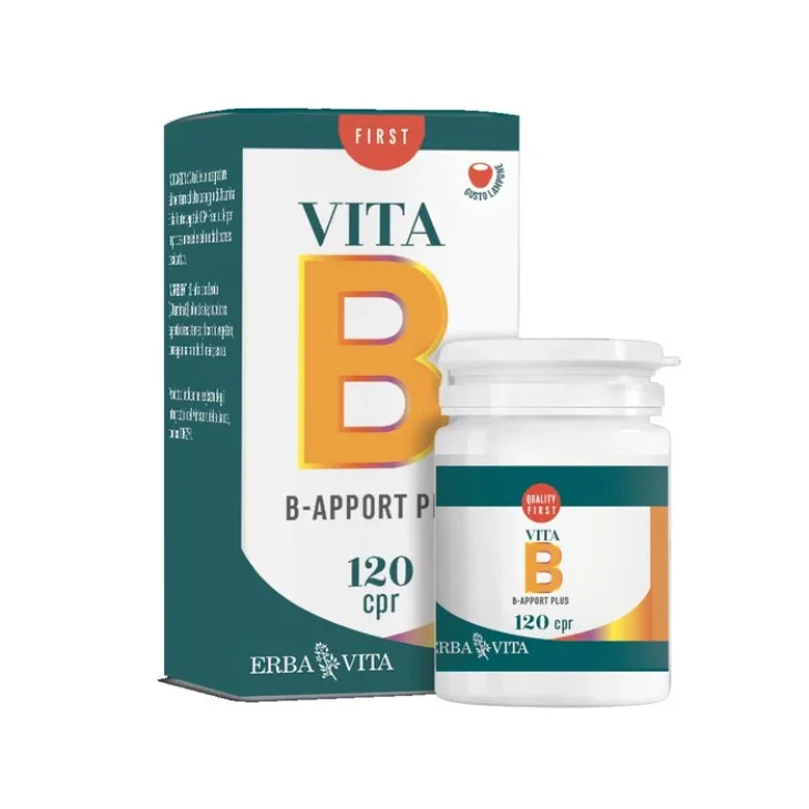 Erba Vita B-apport Plus Integratore Vitamina B12 120 Compresse Orosolubili Erba Vita B-apport Plus Integratore Vitamina B12 120 Compresse Orosolubili