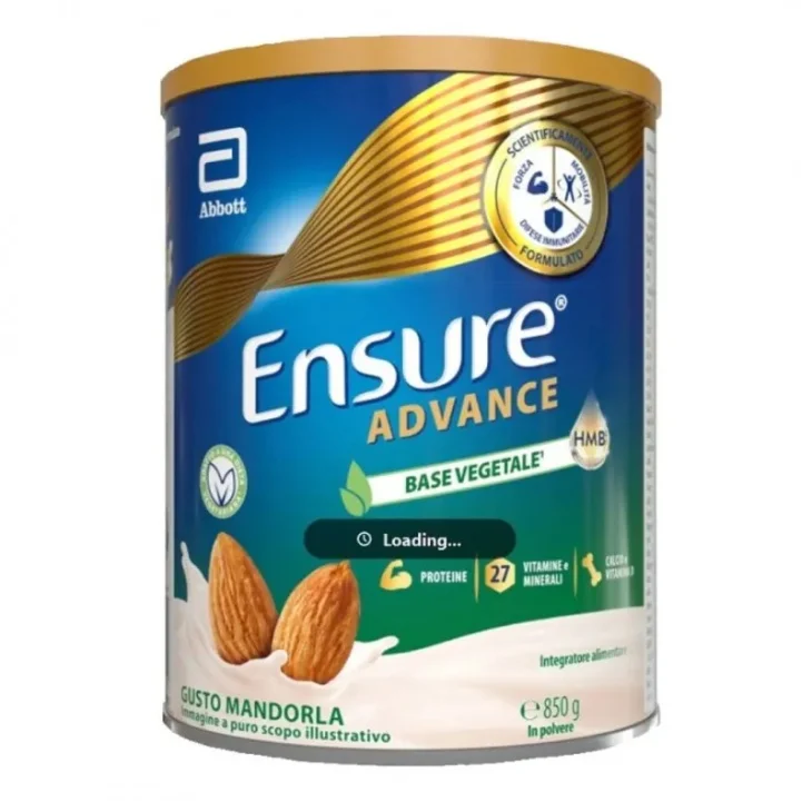 Ensure Advance Base Vegetale Integratore di Vitamine e Sali Minerali 850 g Ensure Advance Base Vegetale Integratore di Vitamine e Sali Minerali 850 g