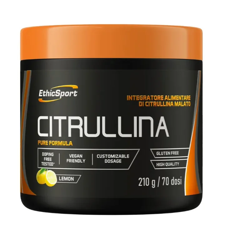 EthicSport Citrullina Integratore per ottimizzare le performance sportive Polvere 210 G EthicSport Citrullina Integratore per ottimizzare le performance sportive Polvere 210 G