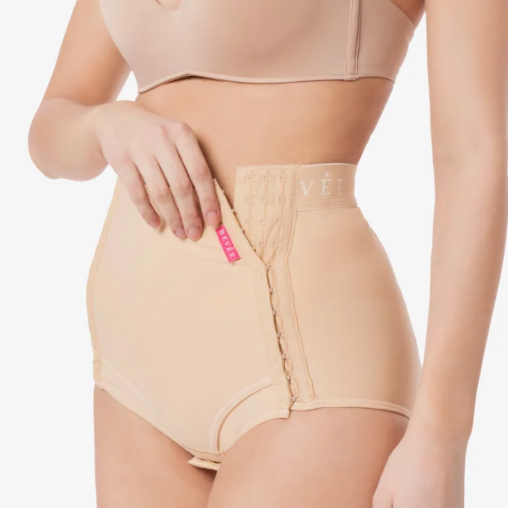 Revee Lipo 1353 Guaina post-parto regolabile Taglia L Colore Skin