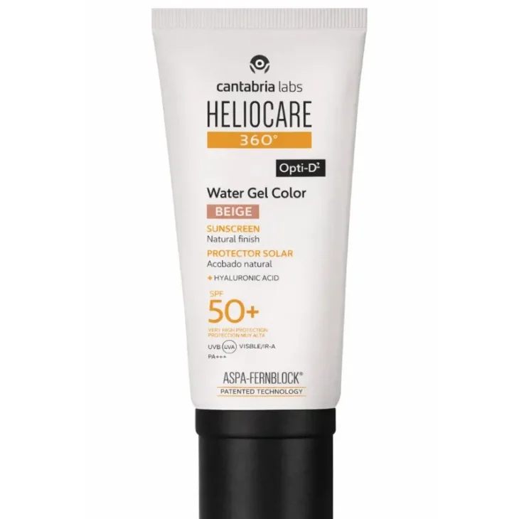 Heliocare 360 Water Gel Color Beige Protezione Solare Viso SPF50+ 50 ml