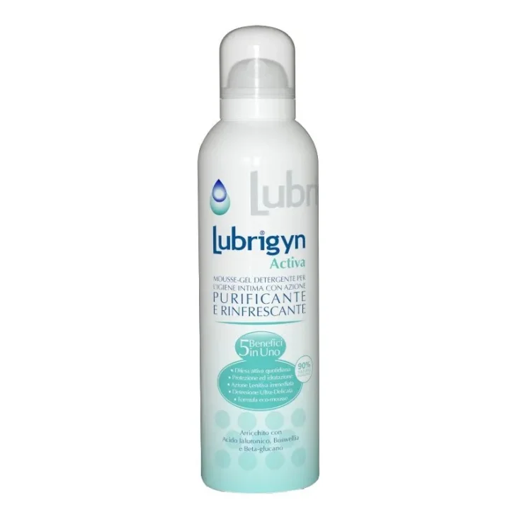 Lubrigyn Activa Mousse-gel Detergente per Igiene Intima Delicata 150 ml