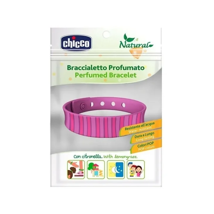 Chicco Braccialetti Profumati in Silicone Antizanzare 5 pezzi