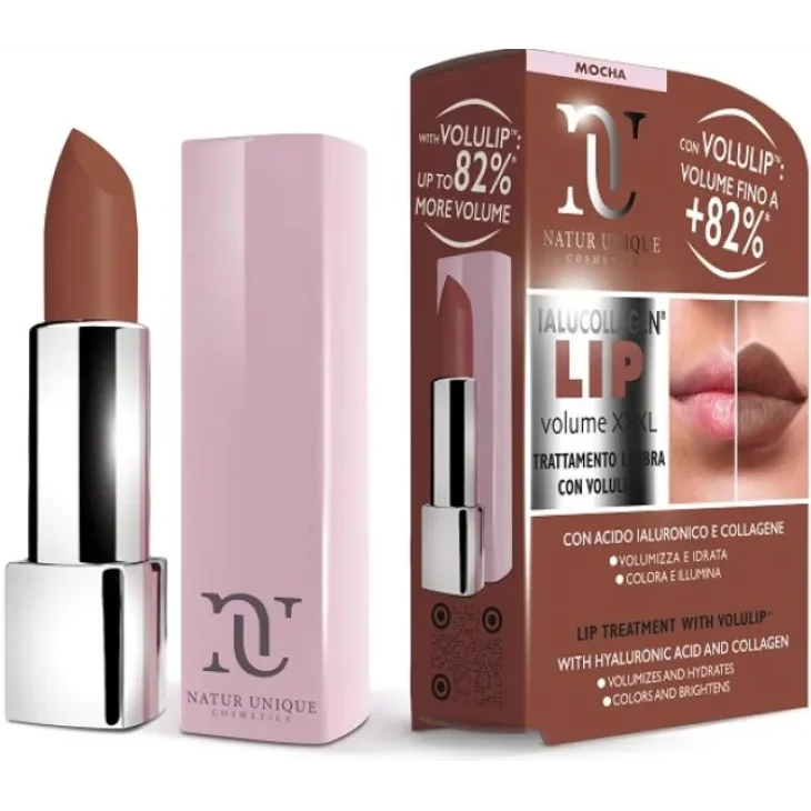 Natur Unique Ialucollagen Volumizzante Labbra XXXL Colore Mocha 4,2 ml Natur Unique Ialucollagen Volumizzante Labbra XXXL Colore Mocha 4,2 ml