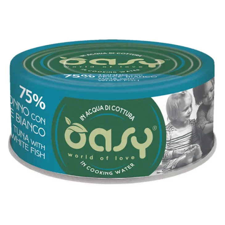 Oasy More Love Alimento Umido Gatto Adulto Tonno E Sogliola Lattina 70 G