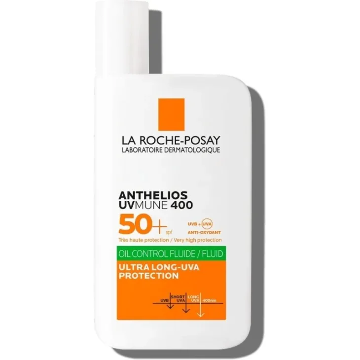 La Roche Posay Anthelios Uv Mune 400+ Fluido Solare Antimacchie Opacizzante Viso SPF50+ 50 ml