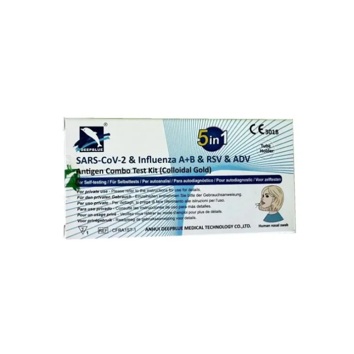 Deepblue Test Antigenico Rapido Sars-cov2 Influenza A+b Vrs Adv 1 Pezzo