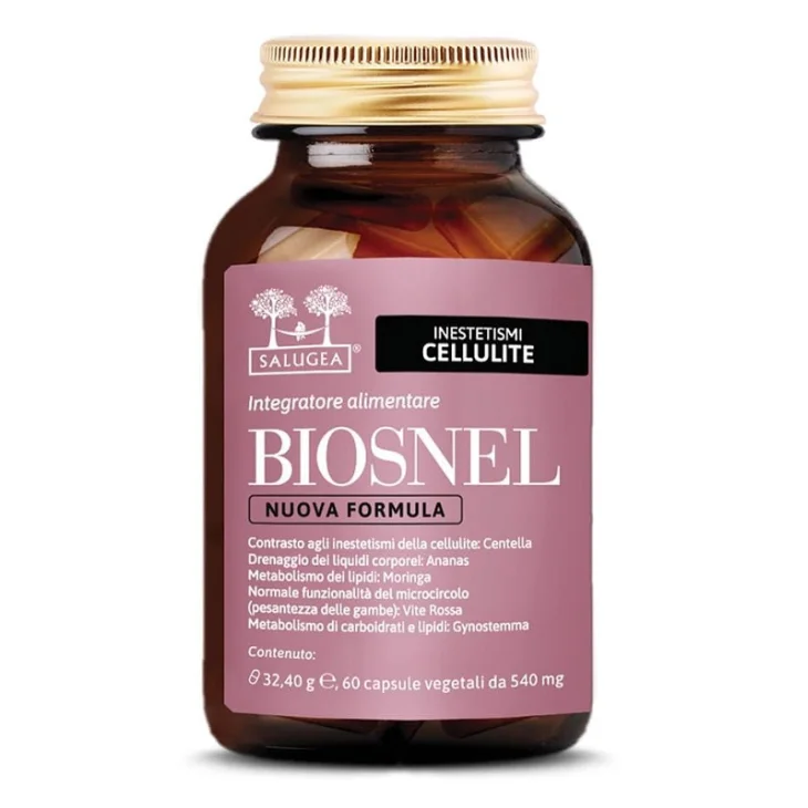Biosnel Salugea Integratore per Cellulite e Drenaggio Senza Glutine e Senza Lattosio 60 Capsule Biosnel Salugea Integratore per Cellulite e Drenaggio Senza Glutine e Senza Lattosio 60 Capsule