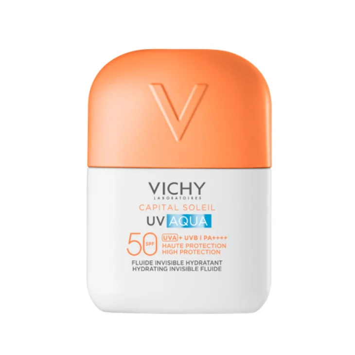 Vichy Capital Soleil UV Aqua SPF50 Fluido Solare Viso Invisibile 24h Resistente all&rsquo;Acqua 50 ml