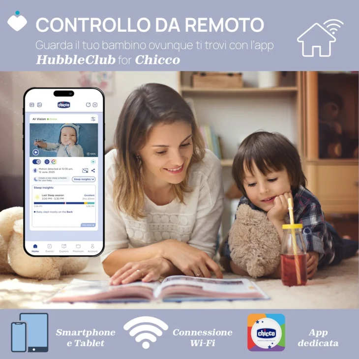 Chicco Video Baby Monitor WI-FI &ndash; Smart AI