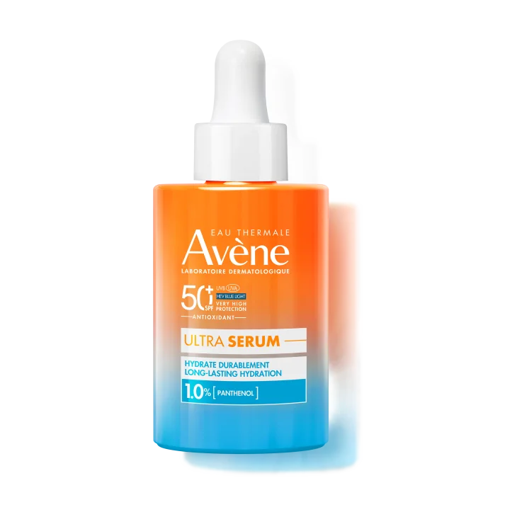 Eau Thermale Av&egrave;ne Ultra Siero SPF50+, Protezione solare viso molto alta,  Idratazione a lungo, 30ml