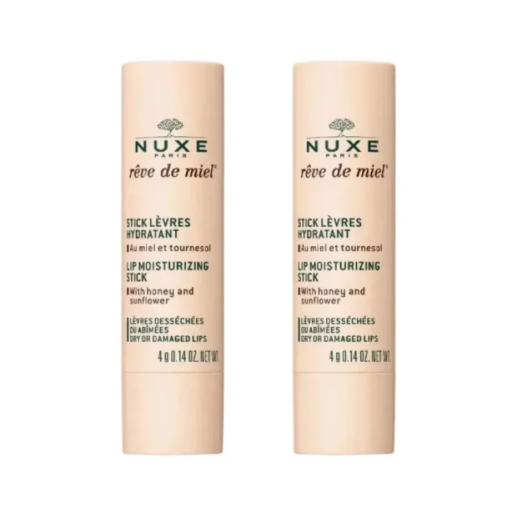 Nuxe Rêve de Miel Stick Labbra Idratante al Miele 2 x 4 g Nuxe Rêve de Miel Stick Labbra Idratante al Miele 2 x 4 g