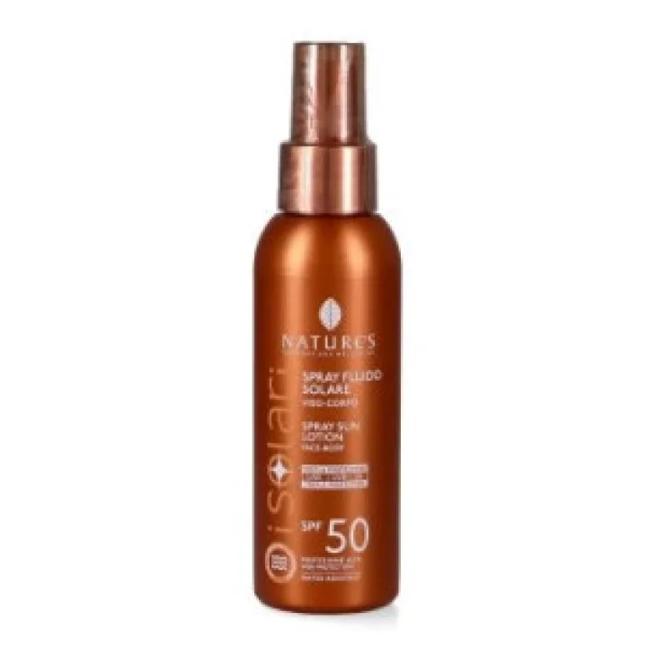 Nature's i Solari Spray Fluido Viso-Corpo SPF50 Limited Edition Travel Size 100 ml