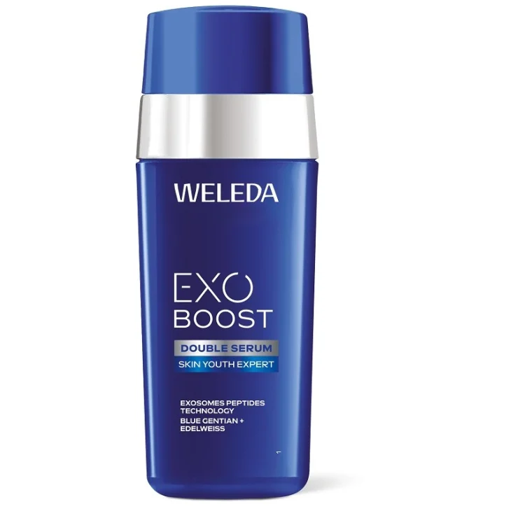 Weleda Exo Boost Siero Doppio Trattamento Viso Esosomi e Genziana Blu 30 ml Weleda Exo Boost Siero Doppio Trattamento Viso Esosomi e Genziana Blu 30 ml