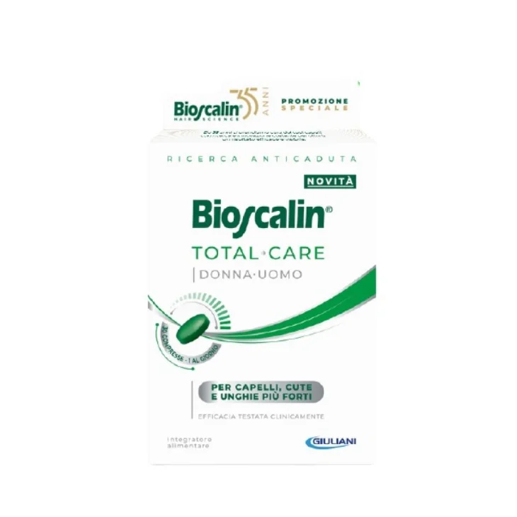 Bioscalin Total Care Donna Uomo Special Promo Integratore Per Capelli Cute e Unghie più Forti 30 bustine Bioscalin Total Care Donna Uomo Special Promo Integratore Per Capelli Cute e Unghie più Forti 30 bustine