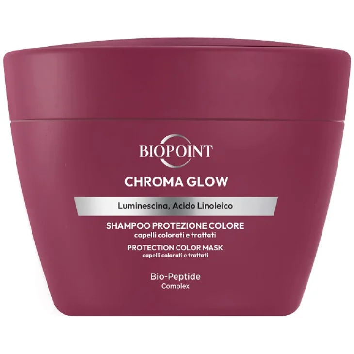 Biopoint Chroma Glow Maschera Protezione Colore 200 ml