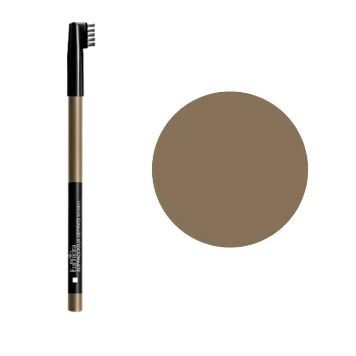 Euphidra Matita Sopracciglia Definite Colore Biondo per Sopracciglia Naturali 1 Matita con Pettinino Integrato