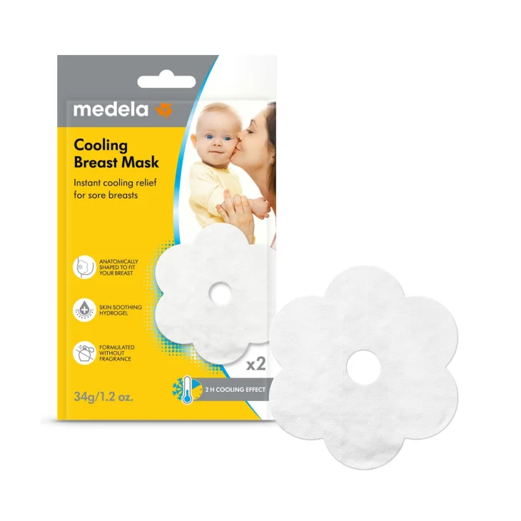 Medela Cooling Breast Mask Maschera Rinfrescante Seno 2 pezzi