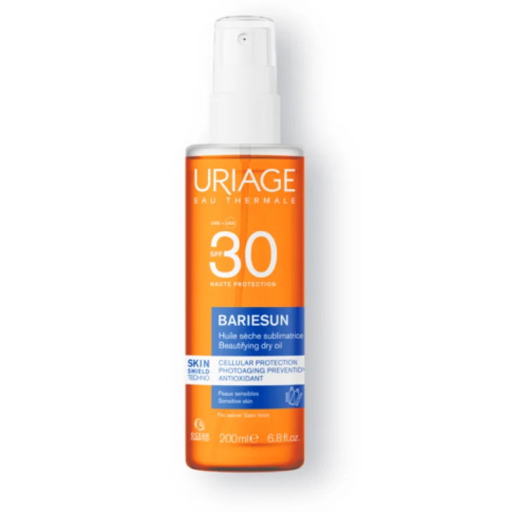 Uriage Eau Thermale Bariesun SPF30 Olio Secco Per Corpo e Capelli 200 ml