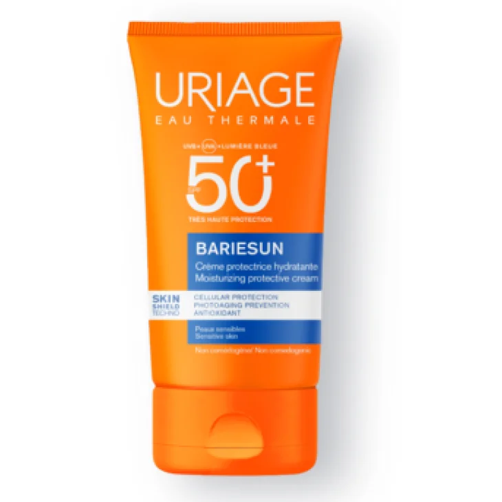 Uriage Eau Thermale Bariesun SPF50+ Crema Solare Idratante per Viso SPF50+ 50 ml