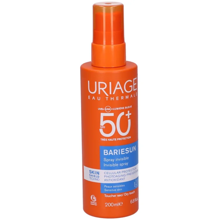 Uriage Eau Thermale Bariesun SPF 50+ Spray Invisibile Protezione Solare Corpo 200 ml