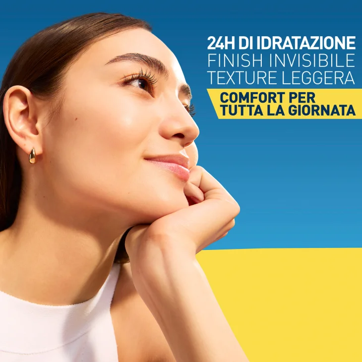 Cerave Fluido Protezione Solare Viso Idratante Invisibile SPF50 50 ml