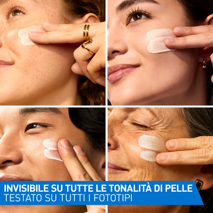 Cerave Fluido Protezione Solare Viso Idratante Invisibile SPF50 50 ml
