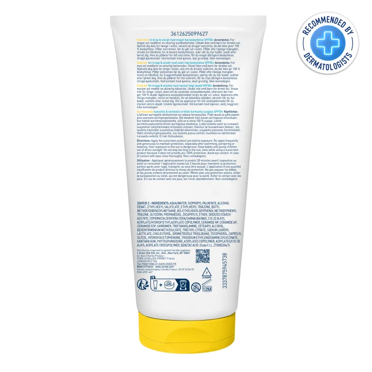 CeraVe Protezione Solare Idratante Invisibile Viso e Corpo SPF50+ 177 ml