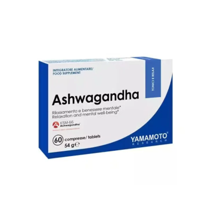 Yamamoto Research Ashwagandha Rilassamento e Benessere Mentale 60 Compresse