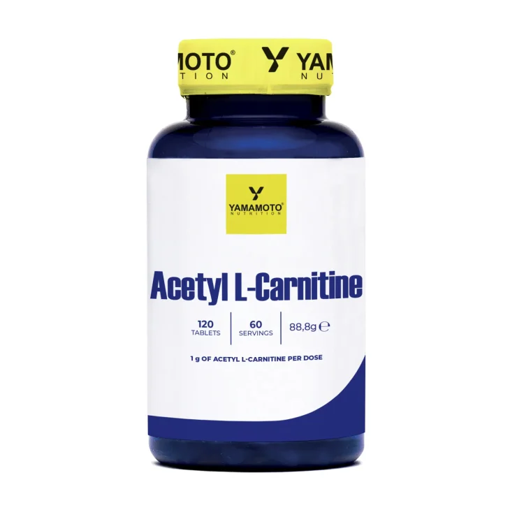 Yamamoto Nutrition Acetyl L-carnitine Integratore Metabolismo Energetico E Funzionalit&agrave; Cerebrale 120 Capsule