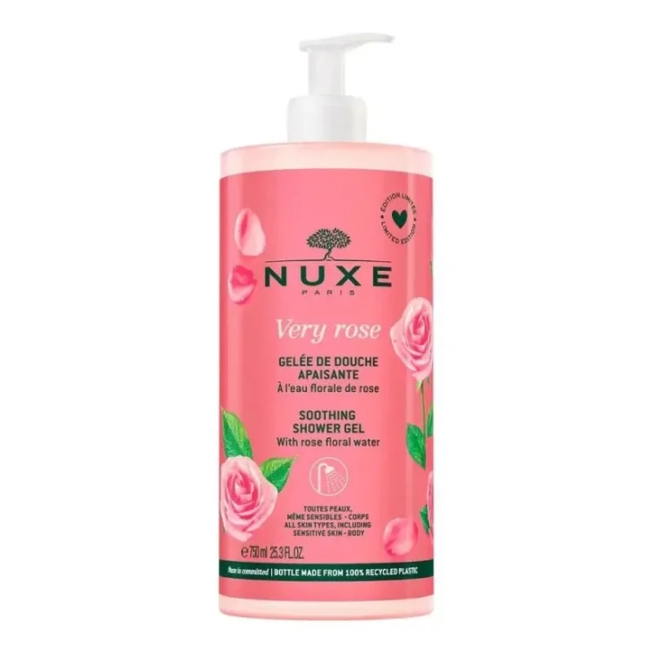 Nuxe Very Rose Gel Doccia Detergente Corpo Lenitivo 750 ml