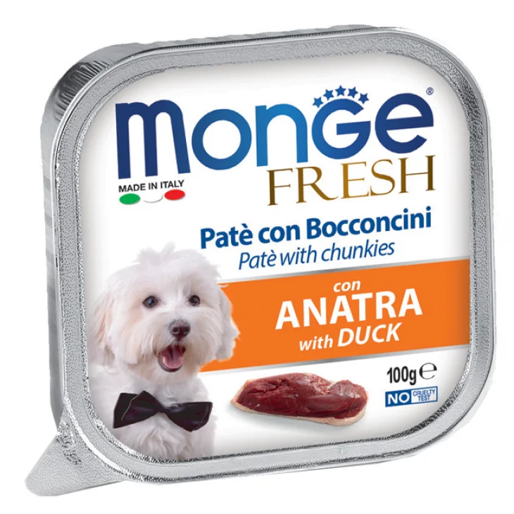 MONGE DOG FRESH ANATRA PATE' MONGE DOG FRESH ANATRA PATE'
