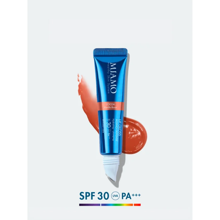 Miamo Lip Gloss Idratante con Protezione SPF30+ Colore Cocoa 15 ml