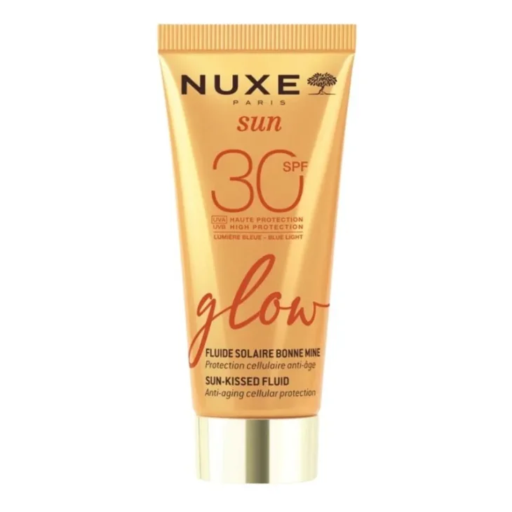 Nuxe Sun Fluide Solaire Bonne Mine SPF30 Fluido Solare Illuminante Viso 40 ml