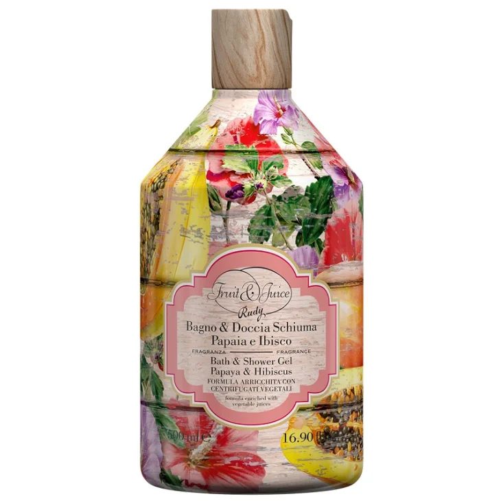 FRUIT & JUICE BAGNODOCCIA PAPAYA IBISCO 500 ML