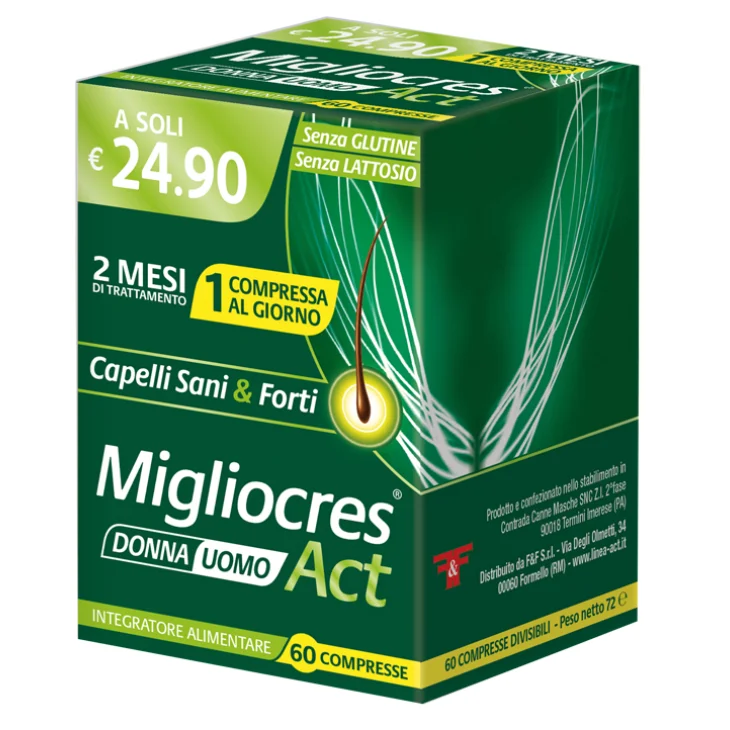 MIGLIOCRES ACT 60CPR DIVISIBIL MIGLIOCRES ACT 60CPR DIVISIBIL
