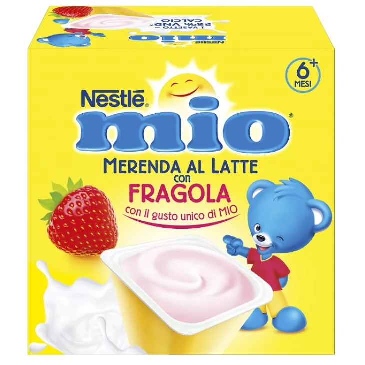 MIO Mer.Latte Fragola 4x100g MIO Mer.Latte Fragola 4x100g