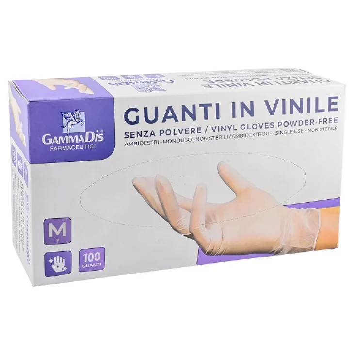GAMMADIS Guanti Vinile S 100pz