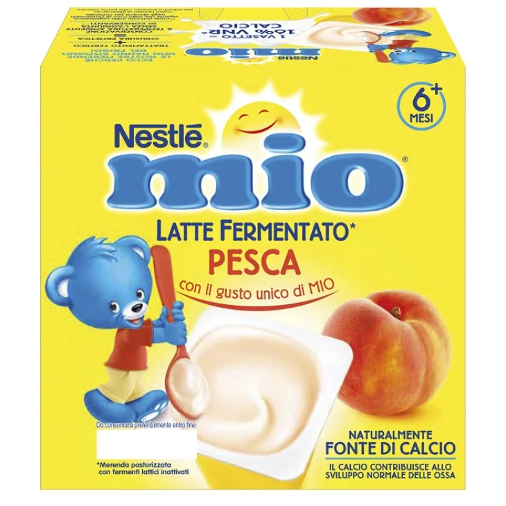 MIO Mer.Latte Ferm.Pesca4x100g MIO Mer.Latte Ferm.Pesca4x100g