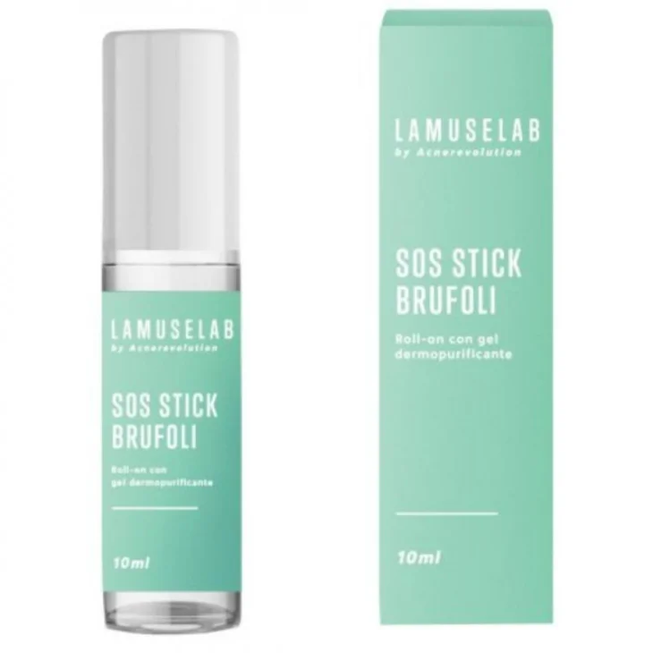 Lamuselab Stop Brufoli Roll-On Gel Dermopurificante per Imperfezioni 10 ml