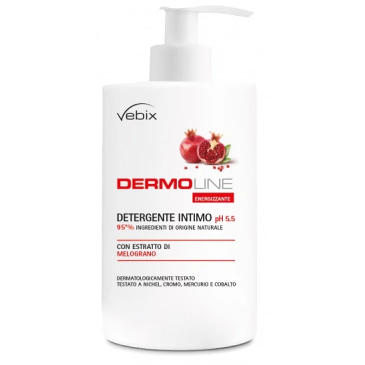 Vebix Dermoline Melograno Detergente Intimo Energizzante 500 ml