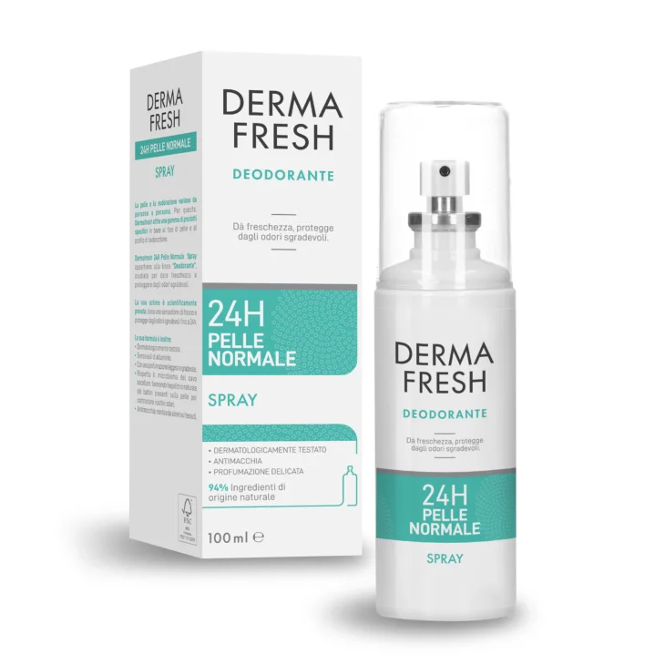 Dermafresh Deodorante 24h per Pelle Normale Spray 100 ml Dermafresh Deodorante 24h per Pelle Normale Spray 100 ml