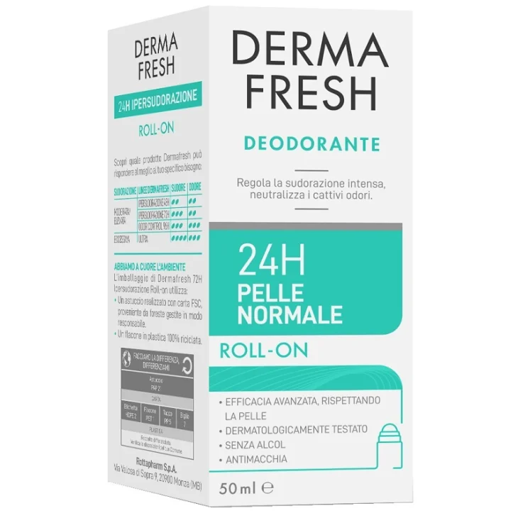 Dermafresh Deodorante 24h per Pelle Normale Roll On 50 ml Dermafresh Deodorante 24h per Pelle Normale Roll On 50 ml