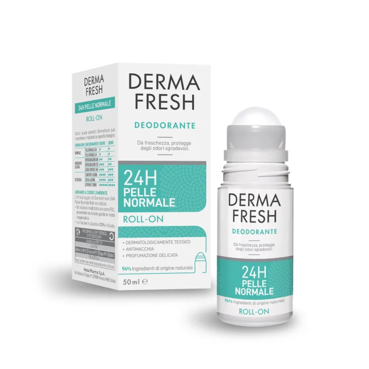Dermafresh Deodorante 24h per Pelle Normale Roll On 50 ml Dermafresh Deodorante 24h per Pelle Normale Roll On 50 ml