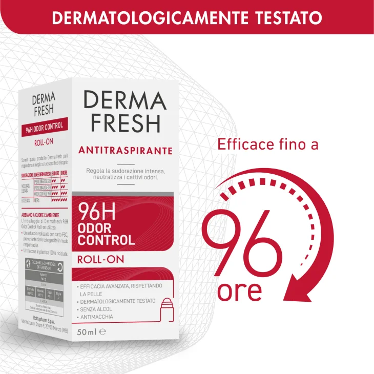 Dermafresh ANTITRASPIRANTE 96H ODOR CONTROL Roll-on 50 ml Dermafresh ANTITRASPIRANTE 96H ODOR CONTROL Roll-on 50 ml